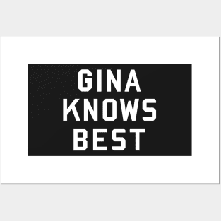 Gina Knows Best Posters and Art